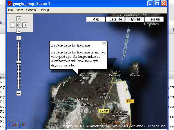 google maps api for flash