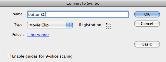 Convert to symbol.